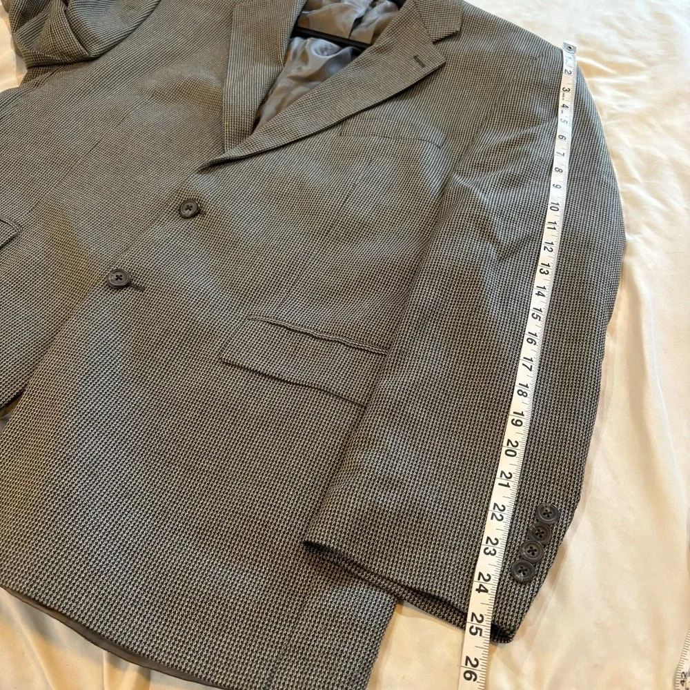 Chaps Ralph Lauren Wool‎ Silk Blend Sport Coat Mens 44R Blazer Suit Jacket